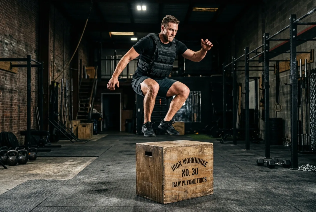 Build Explosive Power Faster with a Weighted Vest for Box Jumps