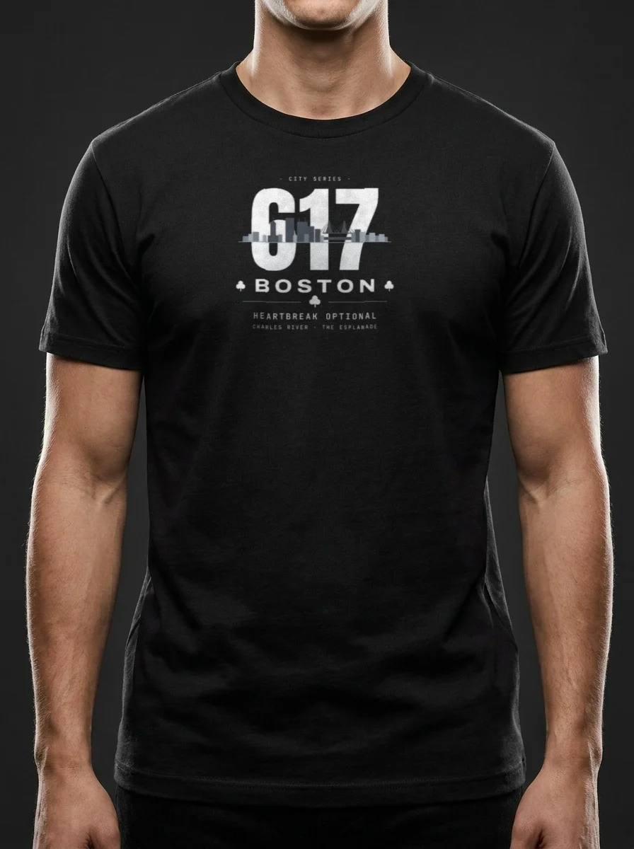 Boston Skyline Oversized Tee — NinjAthlete City Series