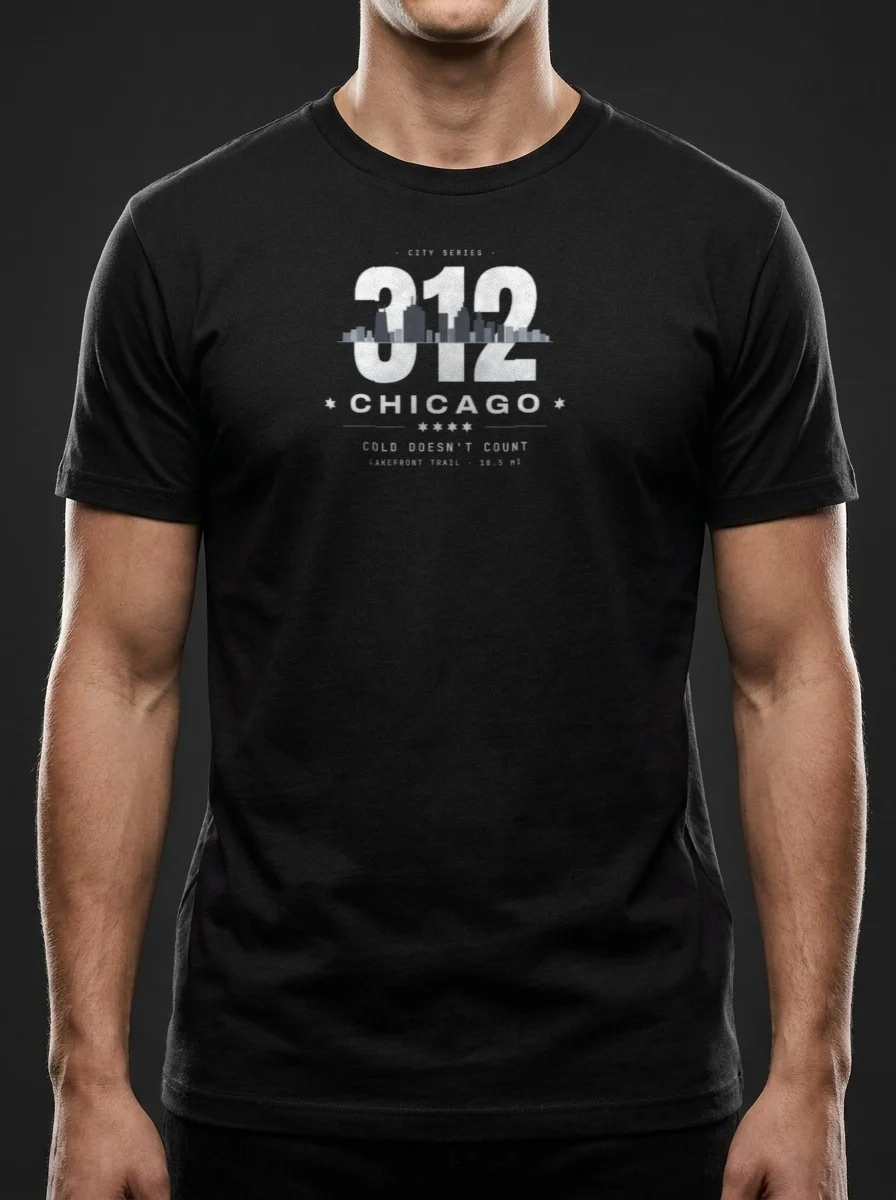 Chicago Skyline Oversized Tee — NinjAthlete City Series