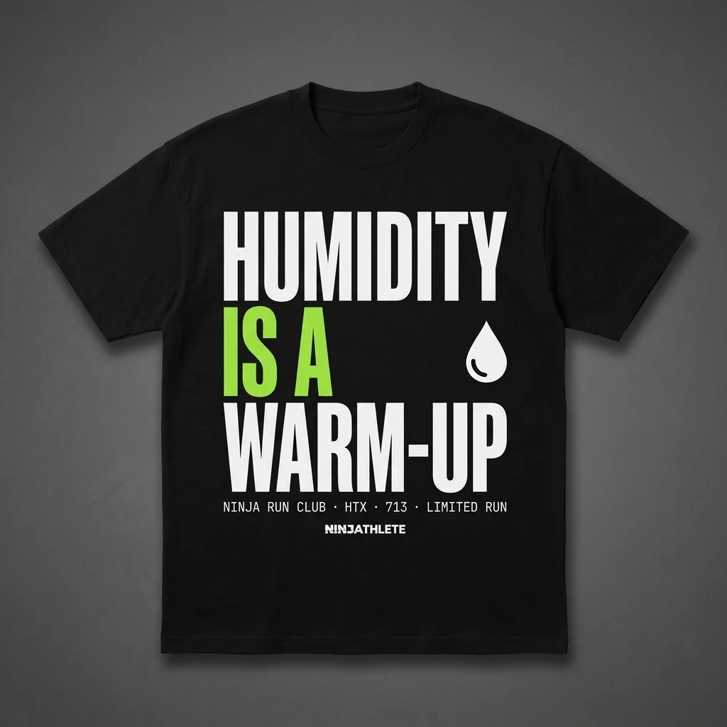 Houston — Humidity Is a Warm-Up Tee — NinjAthlete City Series