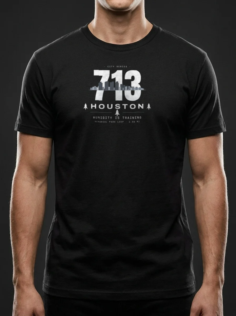 Houston Skyline Oversized Tee — NinjAthlete City Series