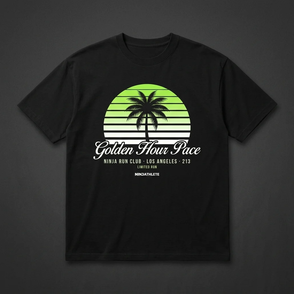 Los Angeles — Golden Hour Pace Tee — NinjAthlete City Series