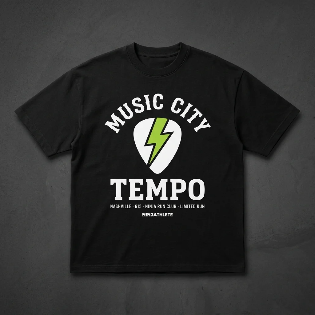 Nashville — Music City Tempo Tee — NinjAthlete City Series