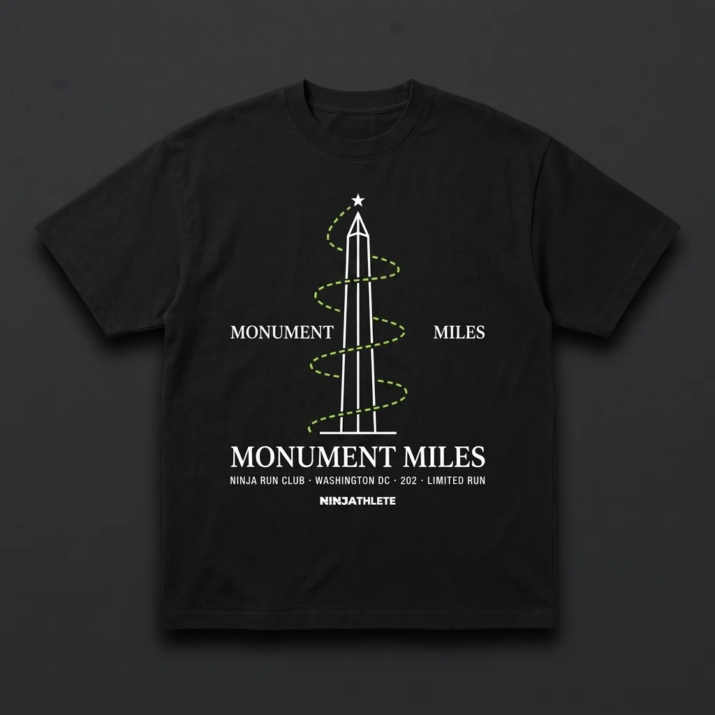 Washington DC — Monument Miles Tee — NinjAthlete City Series