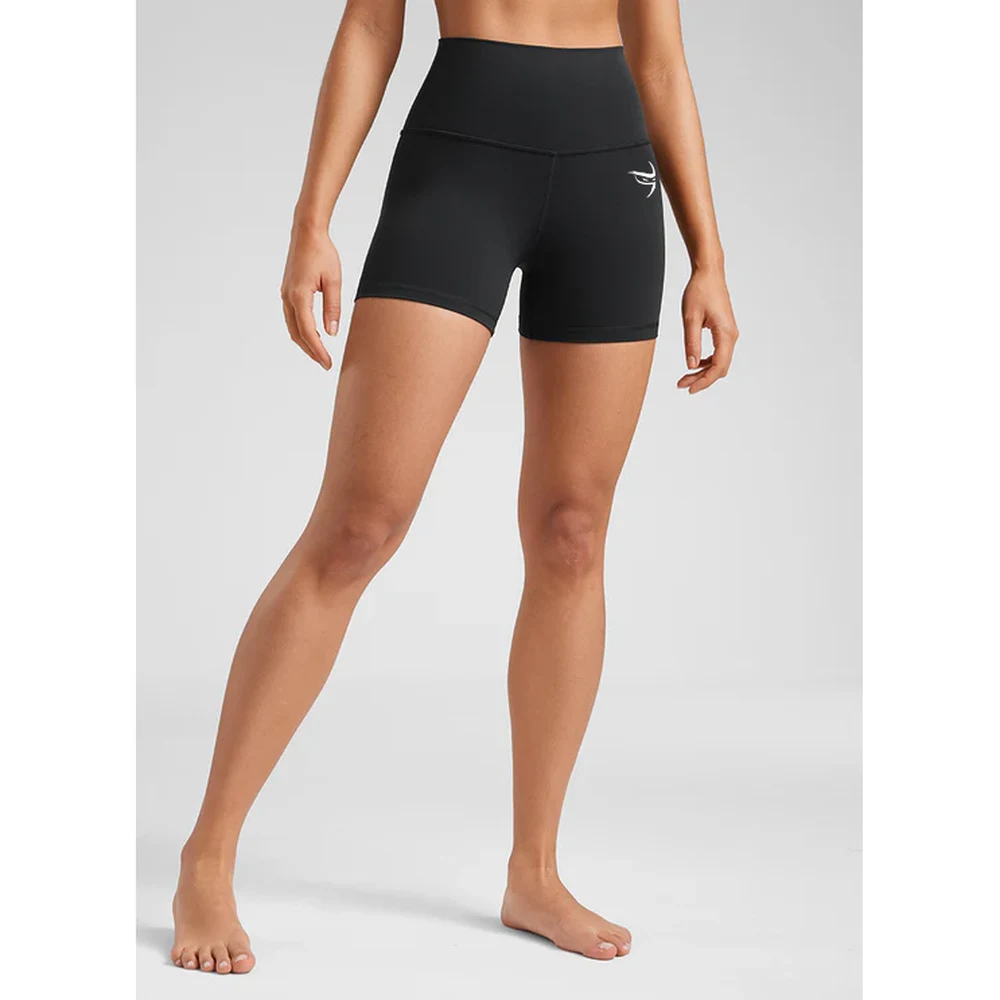 High-Waist Yoga Shorts