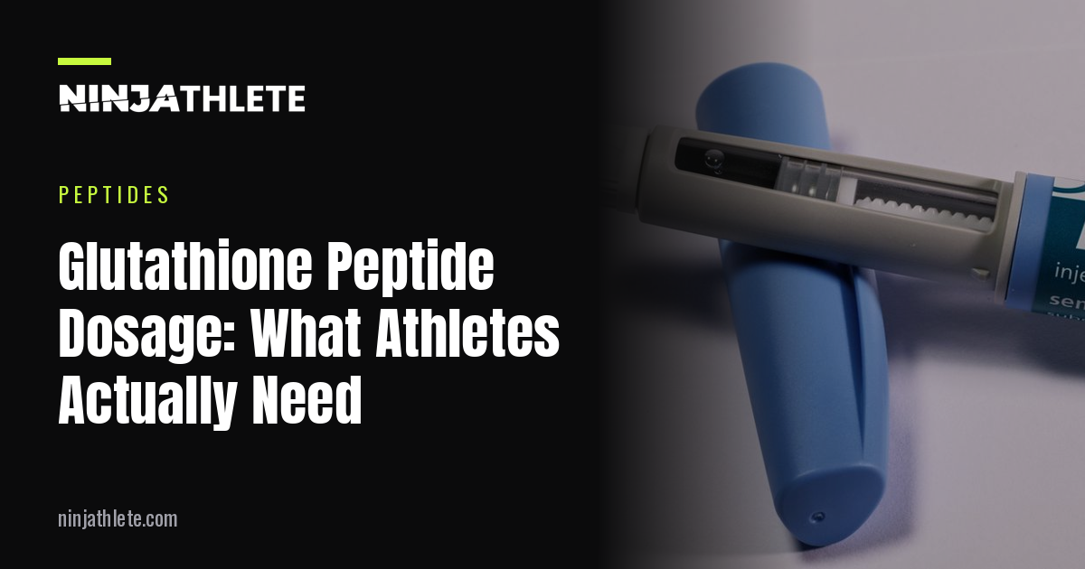 glutathione peptide dosing Dosage: What Athletes Actually Need ObagiHide Size:50gm ✨ กิน Glutathione ตามงานวิจัย
