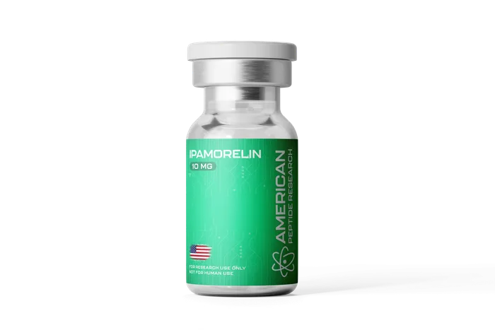 Ipamorelin 10mg research peptide vial from American Peptide Research