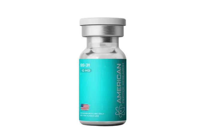 SS-31 10mg research peptide vial from American Peptide Research