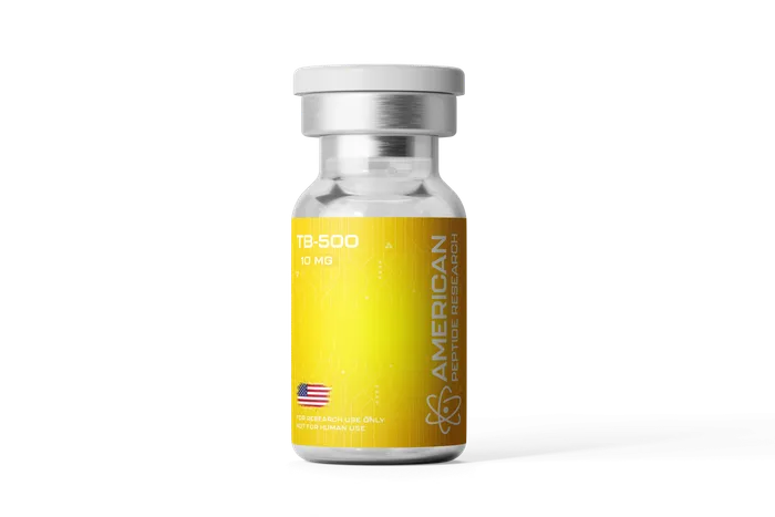 TB-500 10mg research peptide vial from American Peptide Research