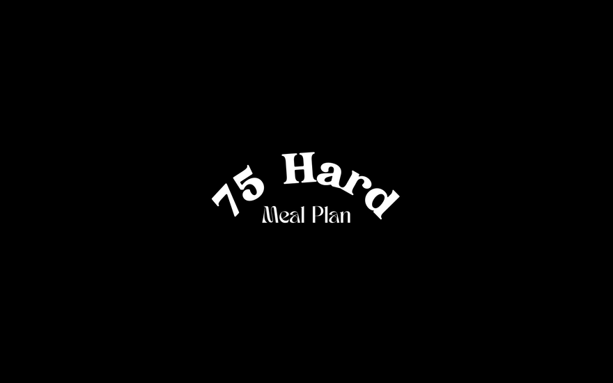 75 hard meal plan