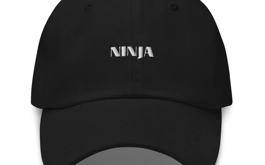 black dad hat