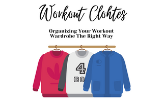 organizing workout clothes