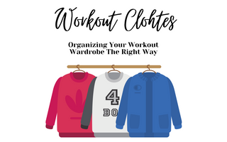 organizing workout clothes