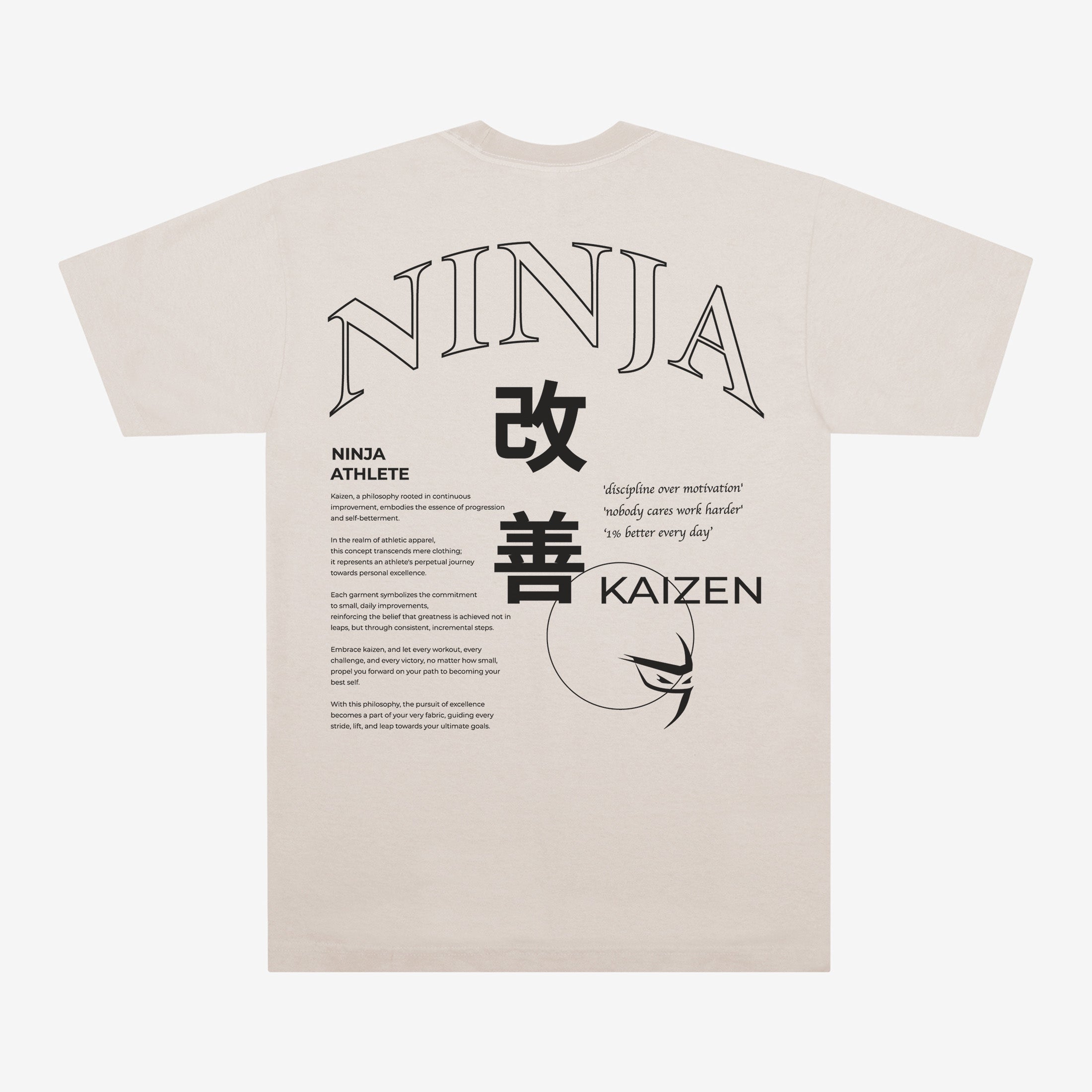 Kaizen Ninja Gym Pump Cover Tee
