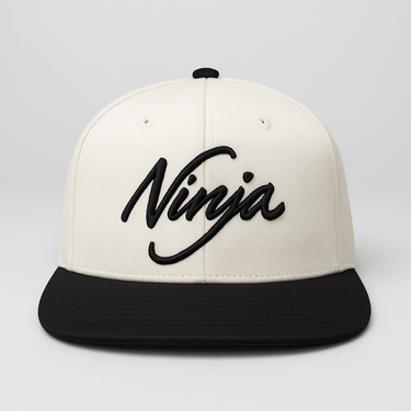 white snapback hat