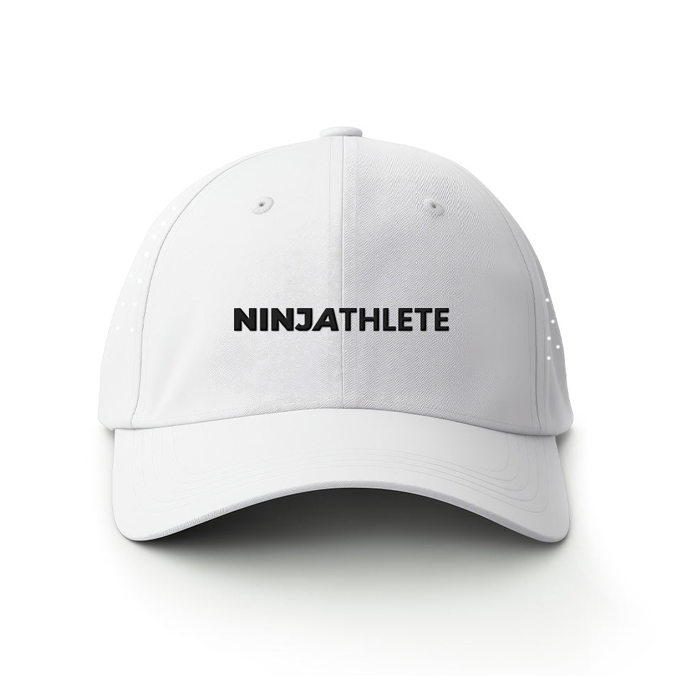 White Ninjathlete Dad Hat