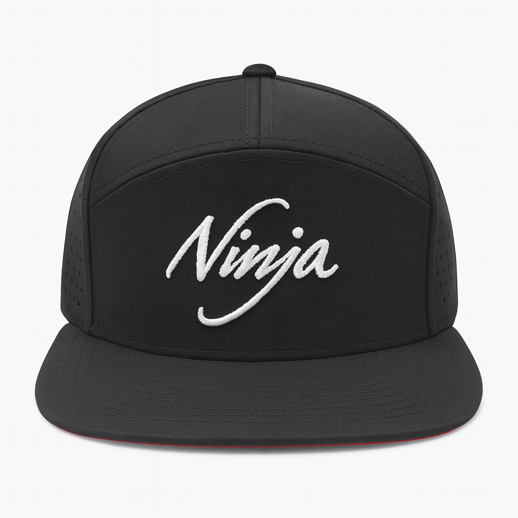 black performance ninja hat
