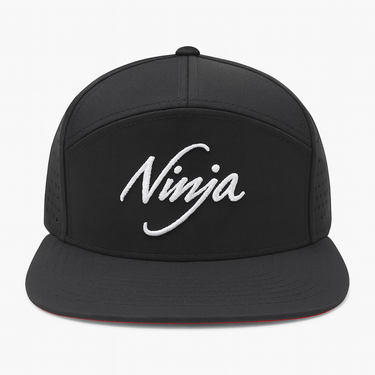 black performance ninja hat