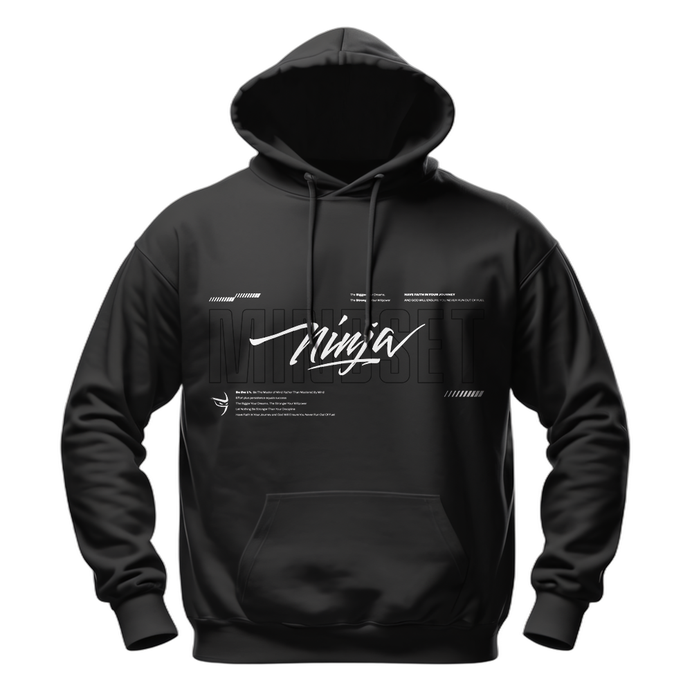 ninja mindset gym hoodie