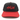 red and black athlete rope hat