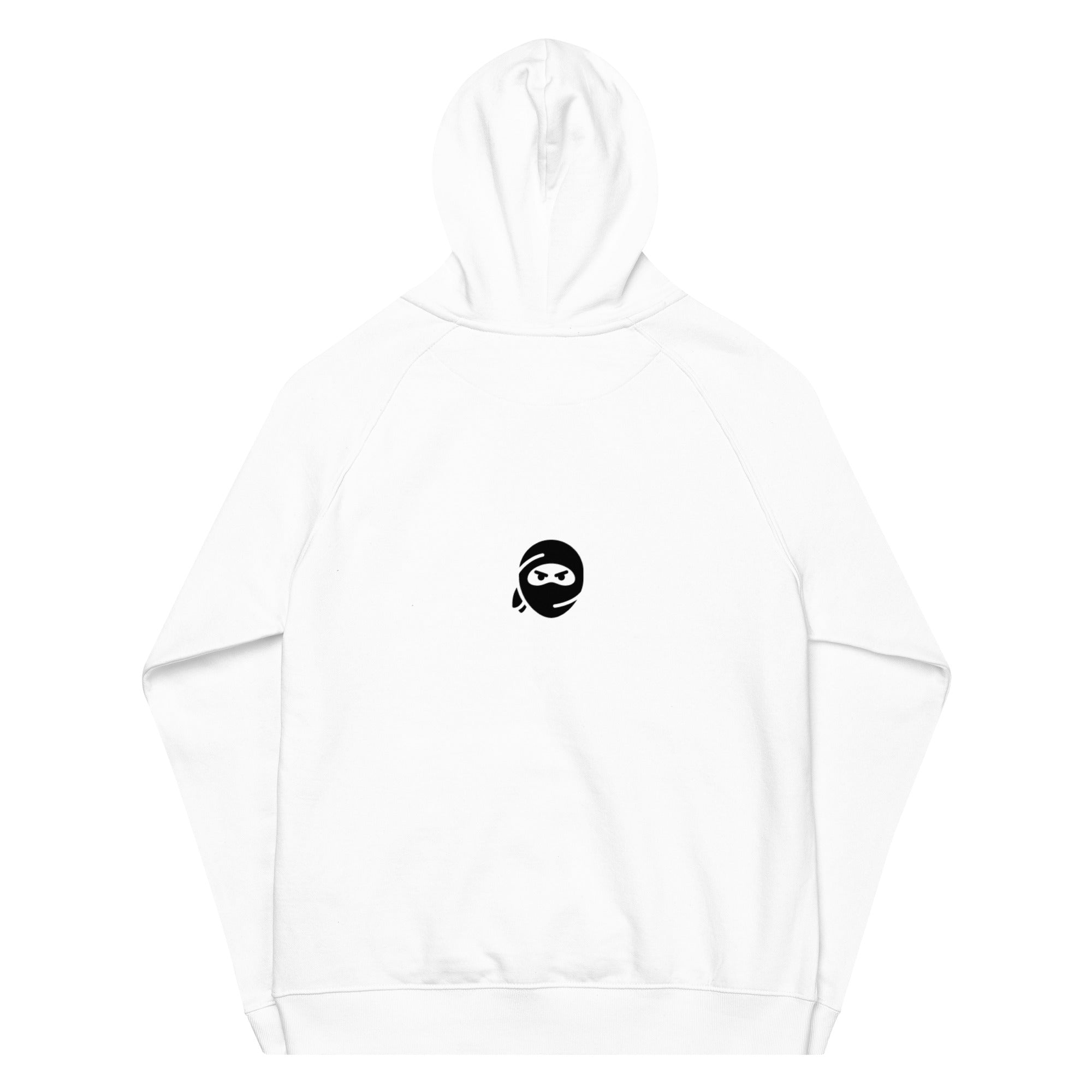 white graphic hoodie
