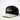 white and black embroidered snapback hat